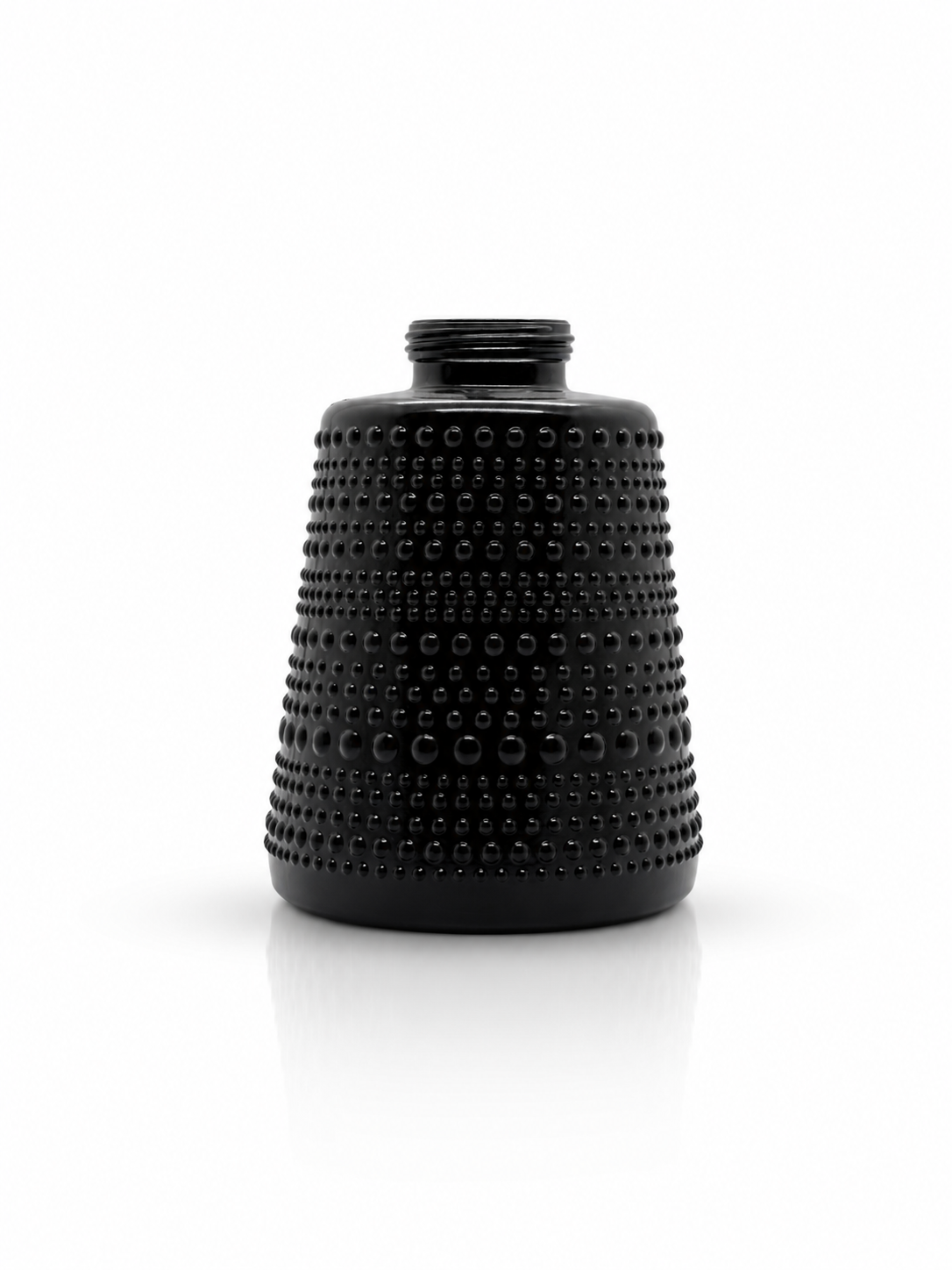 Black Dotted Reed Textured Diffuser Bottle